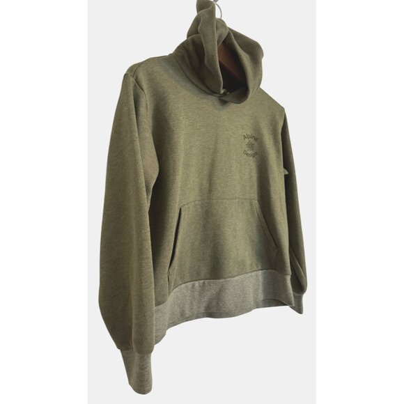 Alpine Design Pullover  Fleece Hoodie Size Small Olive Green Sweatshirt NWOT Poc - Picture 9 of 10